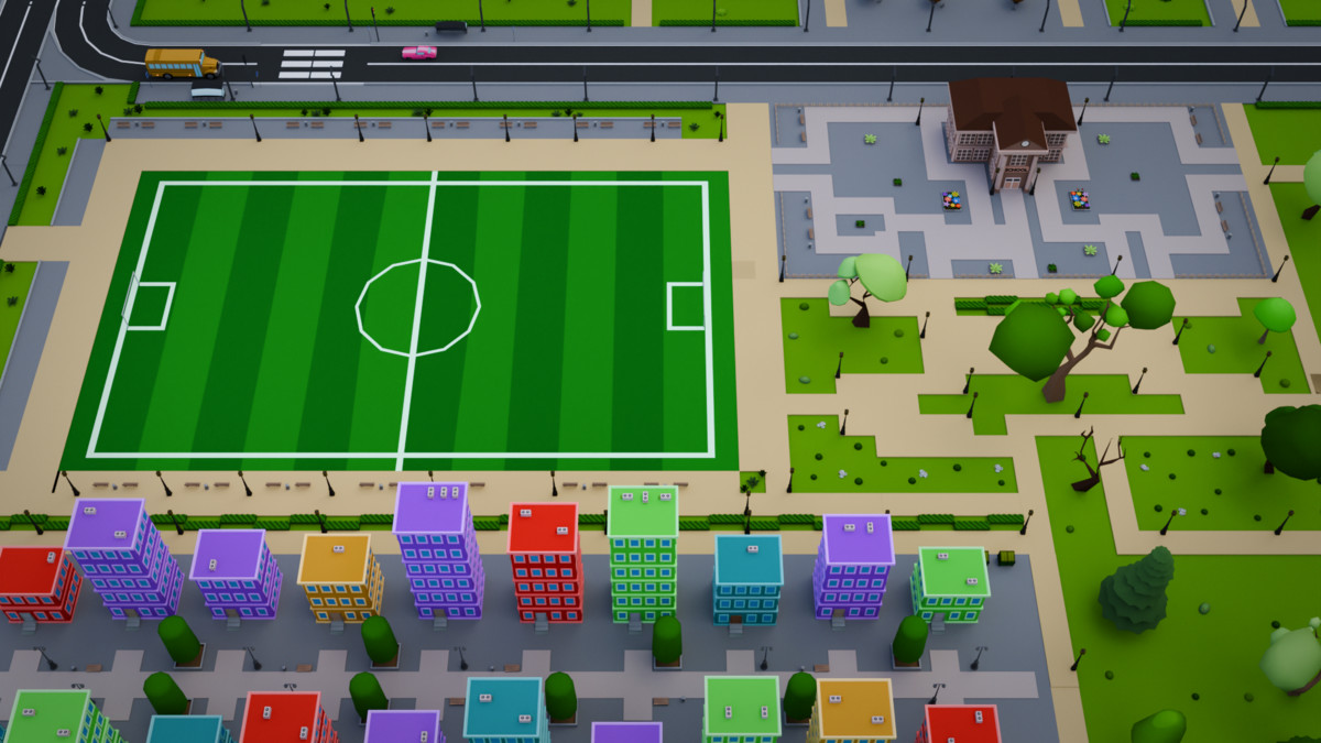 Low Poly City Pack - Mini World Studio