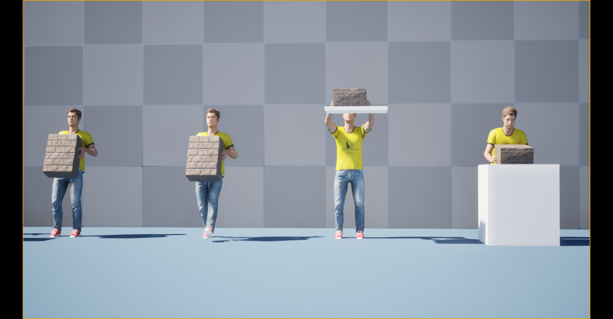 Pickup Items Animation