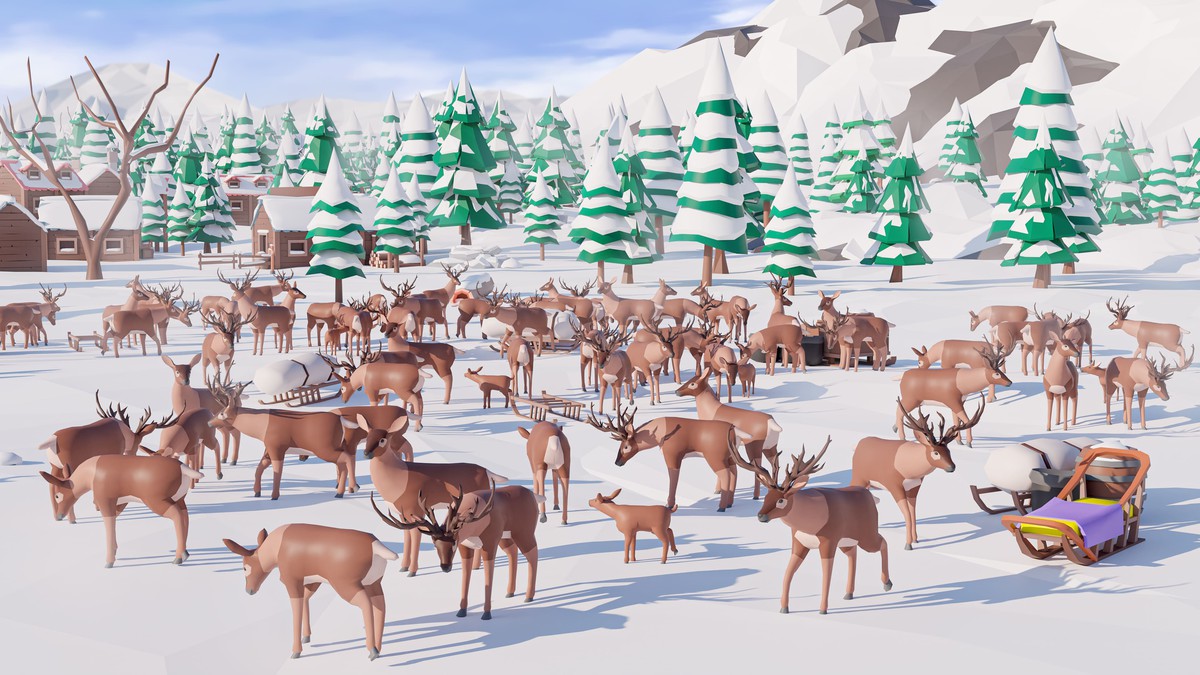 Arctic - Low Poly 3D Models Pack