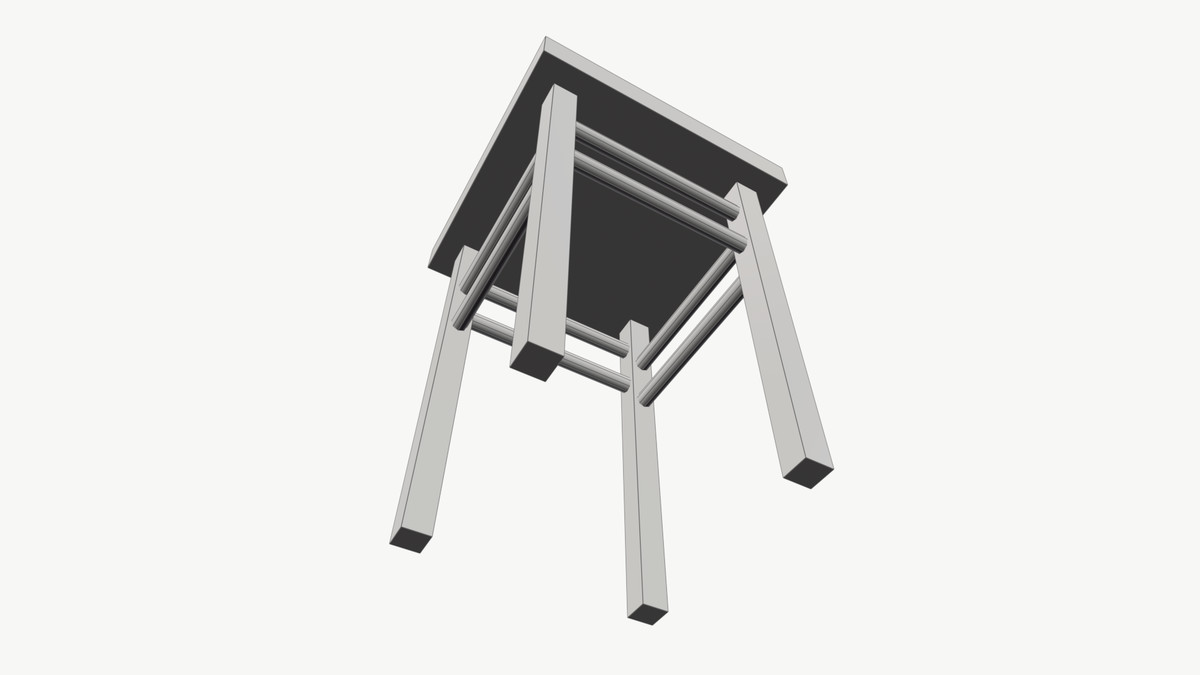 Old Industrial Stool