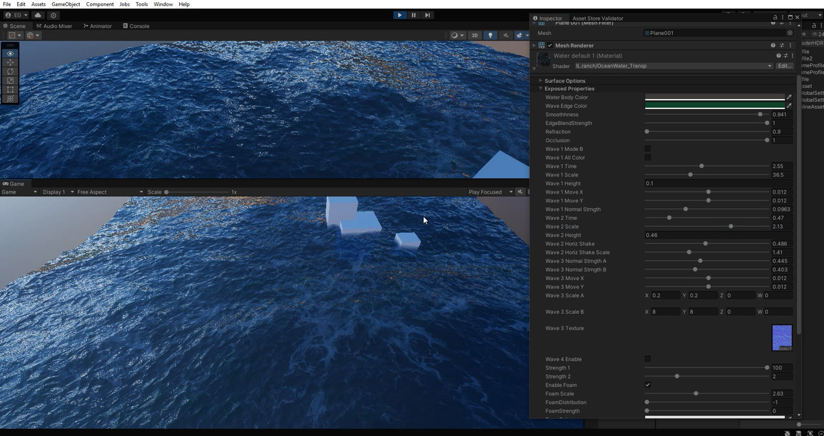 Ocean / Water shader (HDRP)