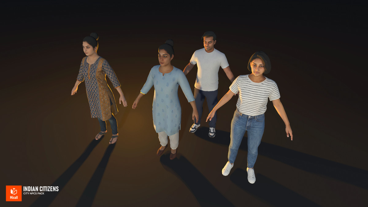 Indian Citizens – City NPCs Pack