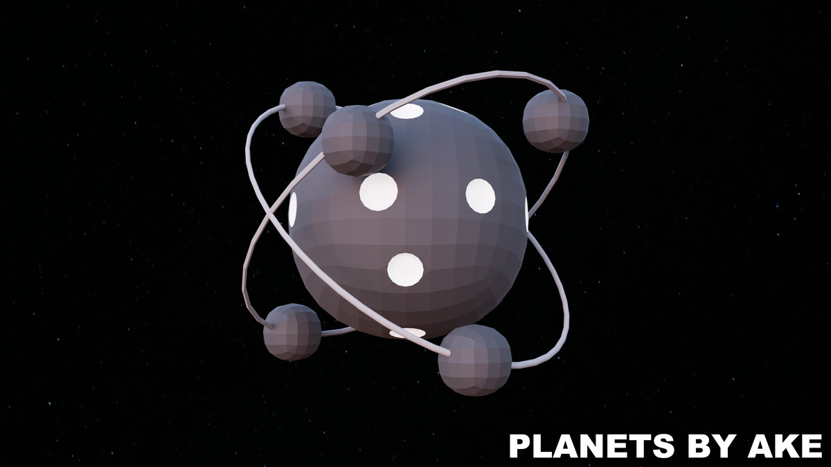 Low Poly Planets by Ake