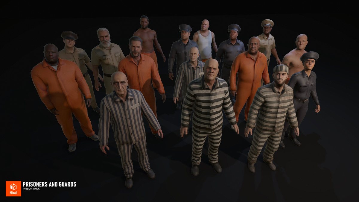 Prisoners and guards - Prison pack