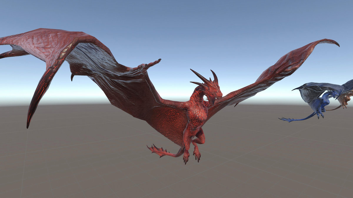 Fire breathing Wyvern