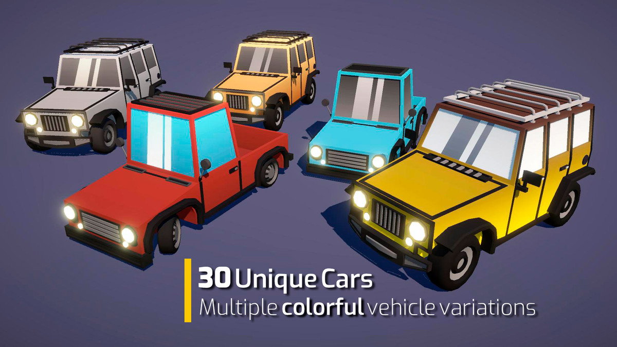 Low Poly Vehicle Collection 3
