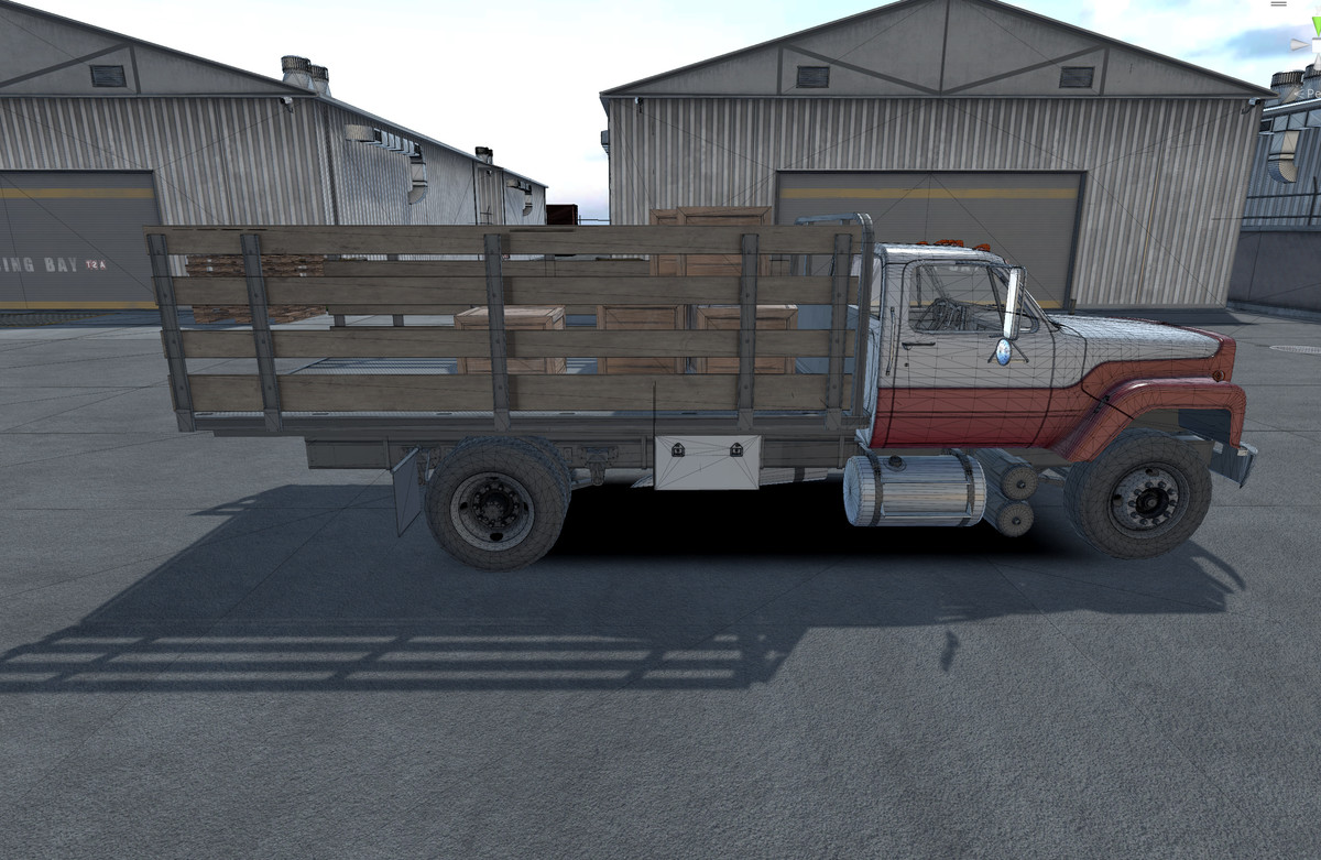 80s Stakebed truck