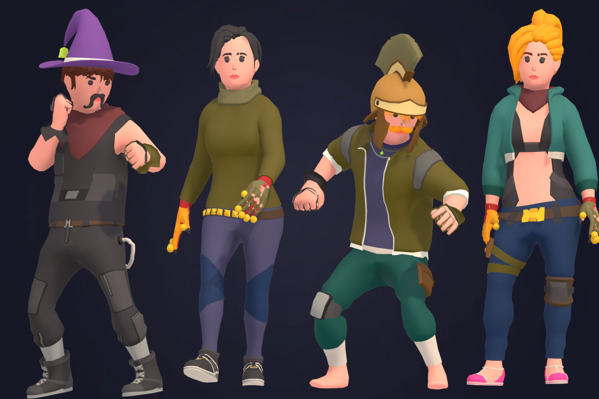 Customizable 3D Funny Characters Bundle