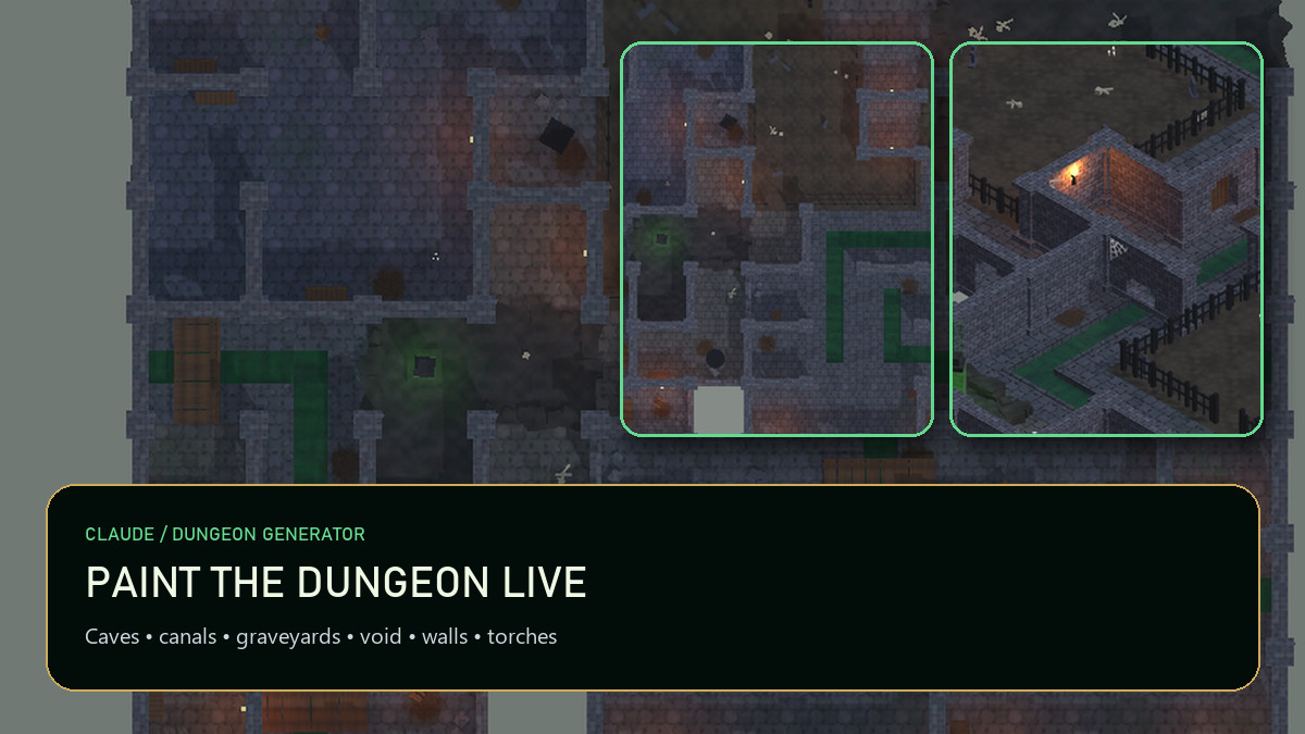 Dungeon Generator - WFC Level Builder, Live Painting & NavMesh