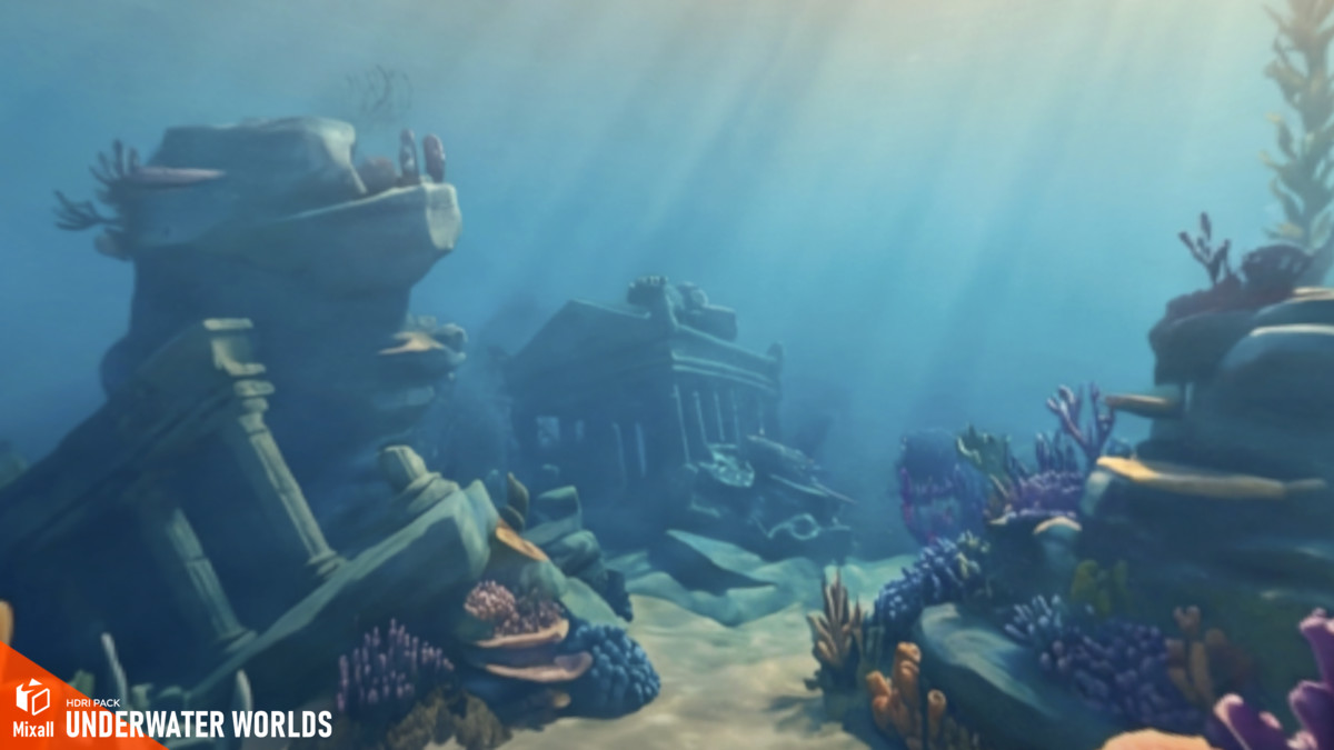 Underwater worlds - HDRI pack