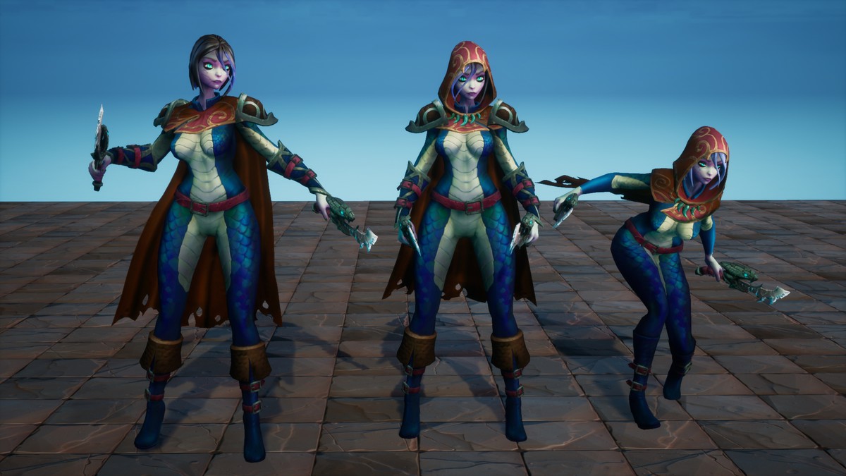 Stylized Fantasy Girls NPC Pack