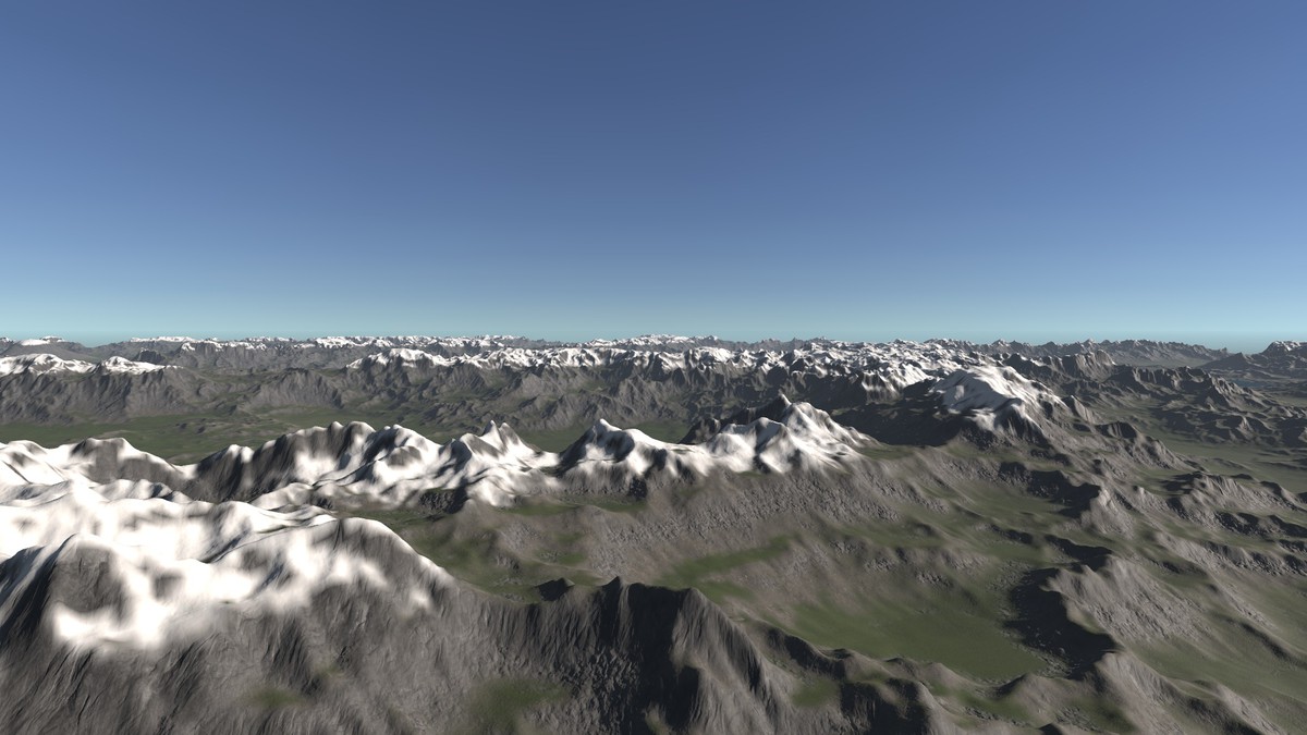 Procedural Ridged Mountains 8K & 4K - 54 Terrains