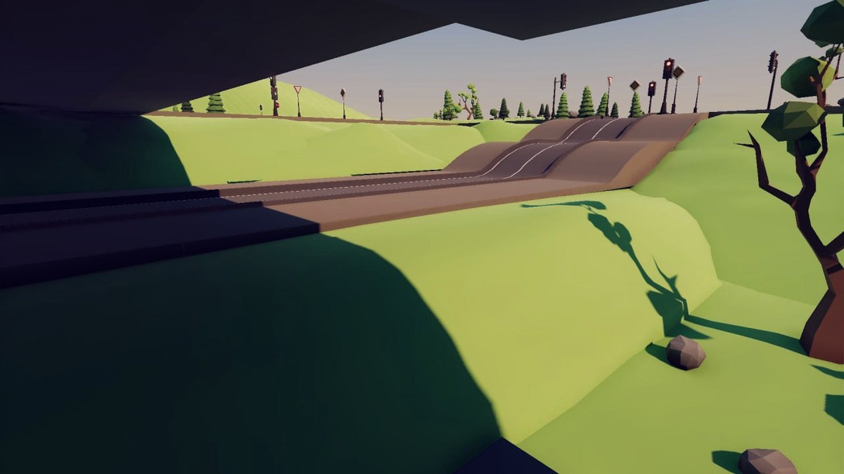 Low Poly Modular Road Pack- Mini World Studio