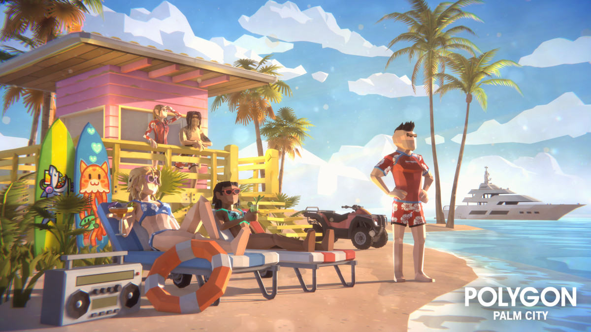 POLYGON - Palm City - Art by Synty