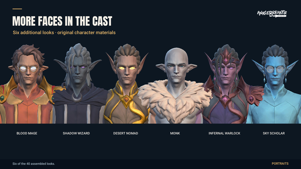 Stylized Elves Characters - Facial & Body Rig