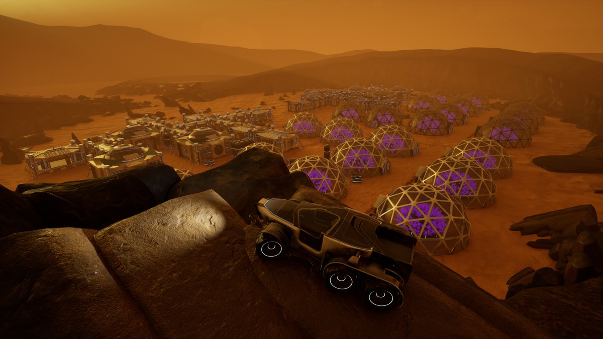 Futuristic Mars Colony Base – Modular Sci-Fi Environment