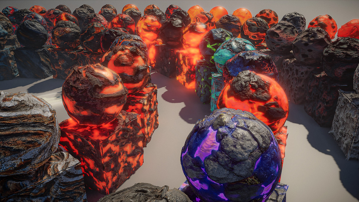 Alien Ground Materials - Magmatic