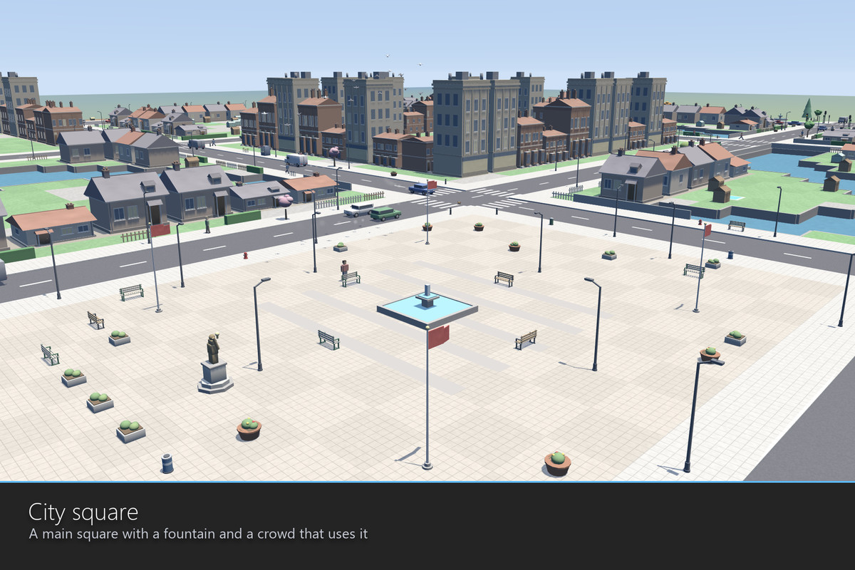 City Generator - Procedural City, Traffic & Crowd Simulation