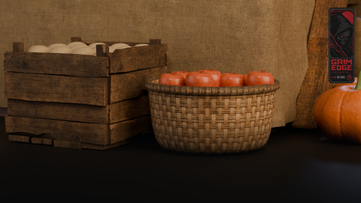 Medieval Grocery Stall