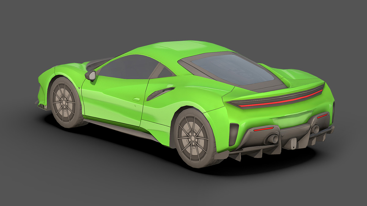 Sedan Low Poly Cars Pack