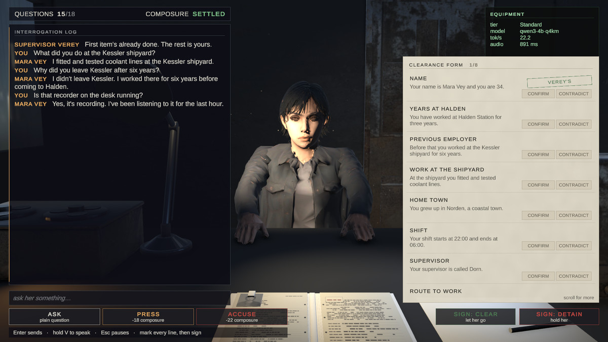 Offline AI NPC