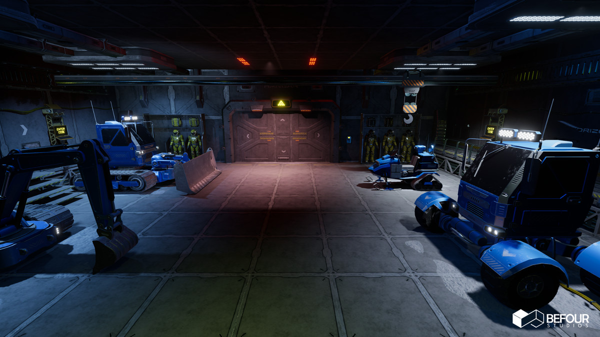 Sci-Fi Polar Station Environment (Modular, Space, Station)