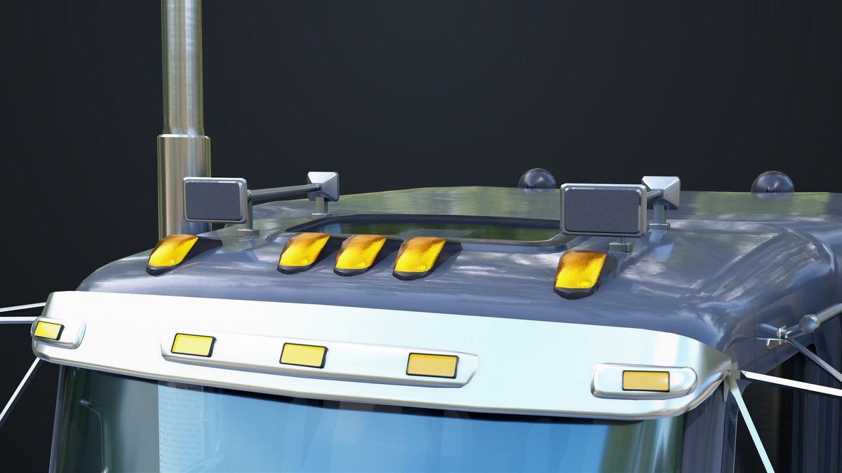 Heavy Truck Chassis 07 Cyan and Grey URP HDRP Textures