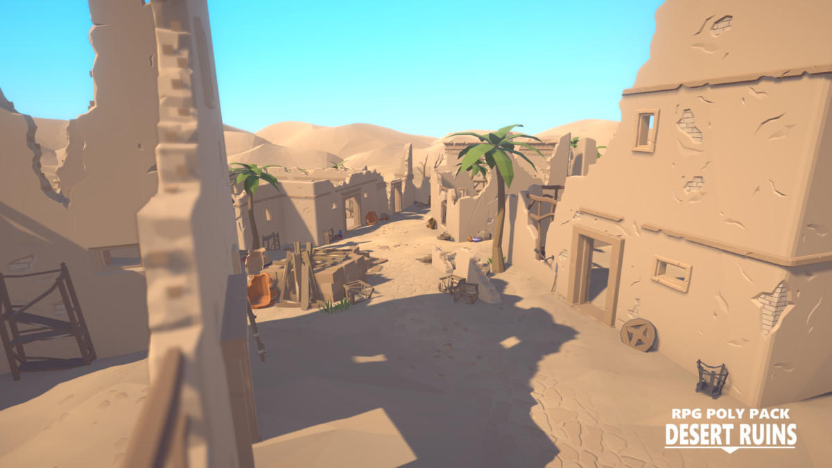 RPG Poly Pack - Desert Ruins
