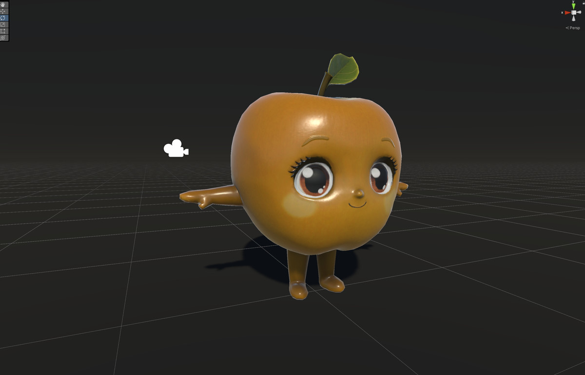 Chibi Fruit Apple two