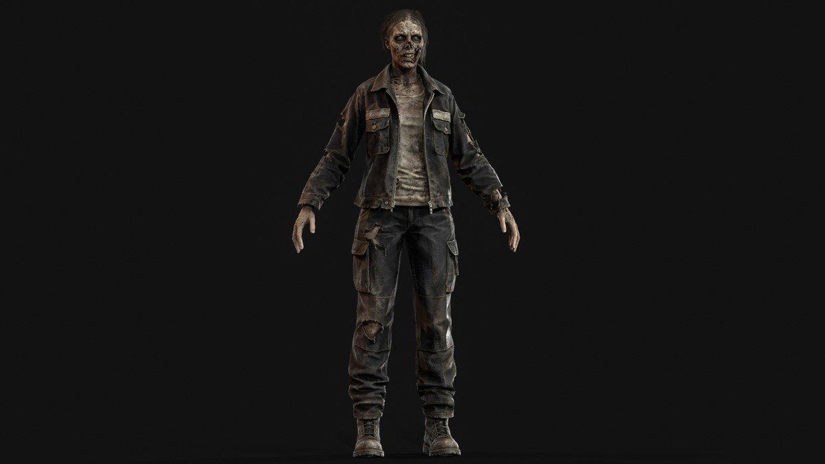 Zombie Worker Girl Two