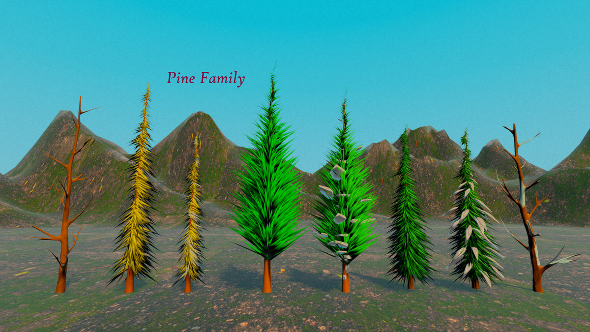 FogWood - Stylized Trees Procedural Vegetation Pack