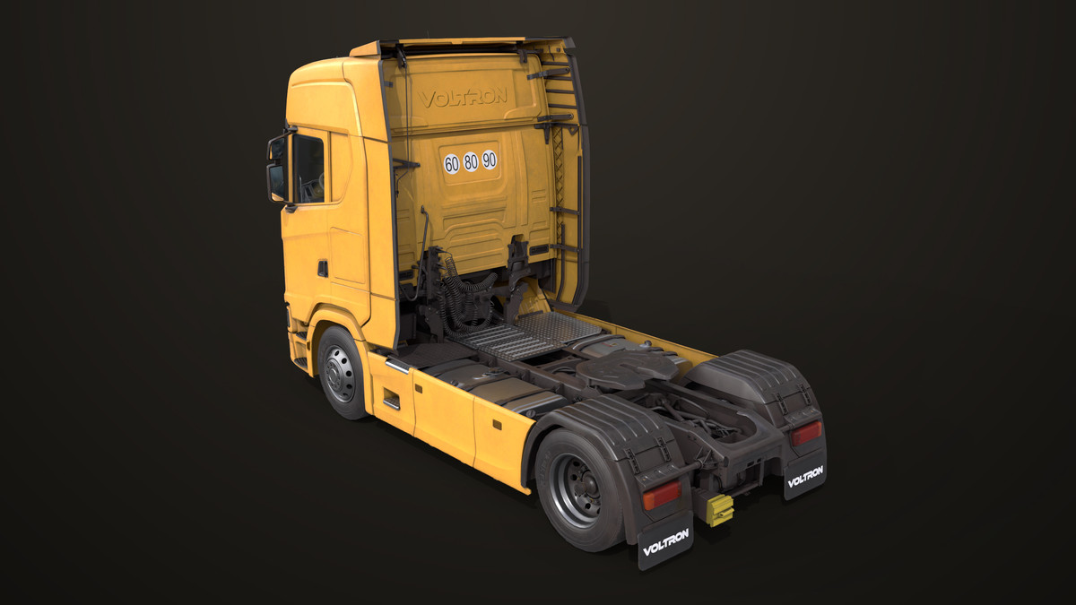 Chassis 06 Yellow URP HDRP Textures