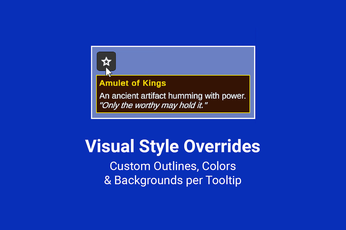 Easy Tooltip - UI Hover, Popup & Hint System
