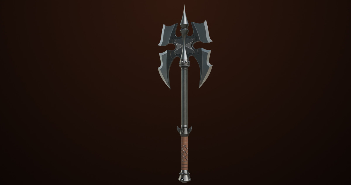 Battle Axe 03 URP HDRP Textures