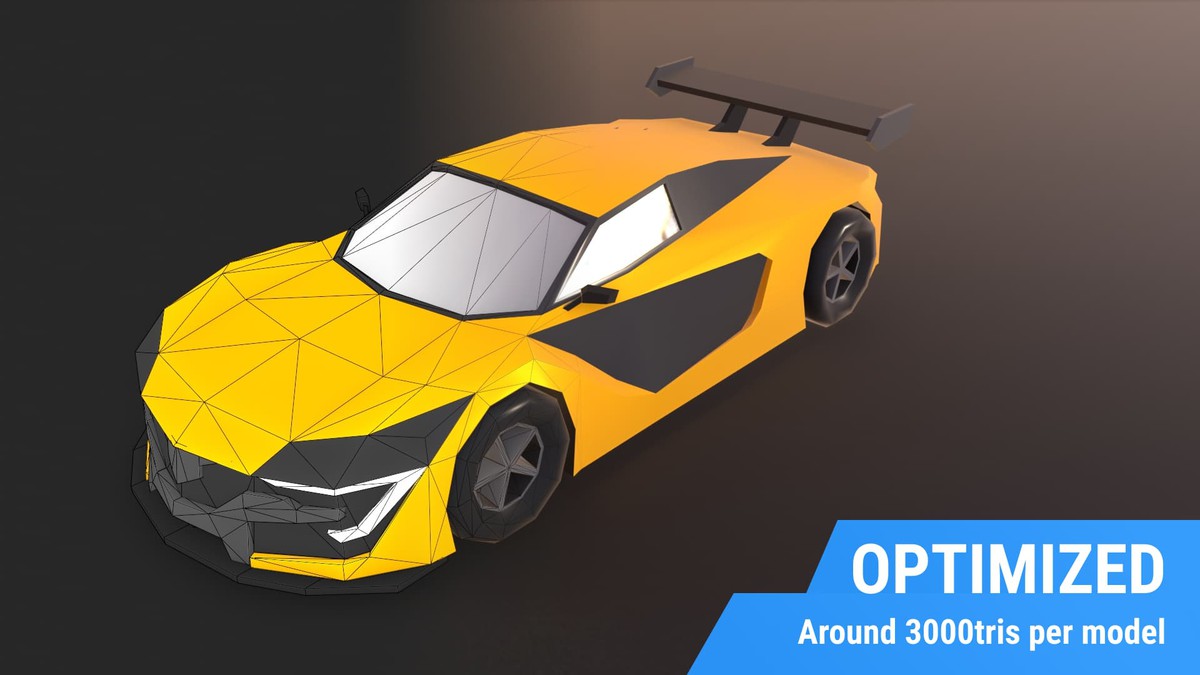 3D Low-Poly Cars