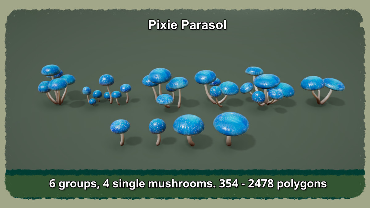 PIDI - COSY: Stylized Mushrooms Vol 2