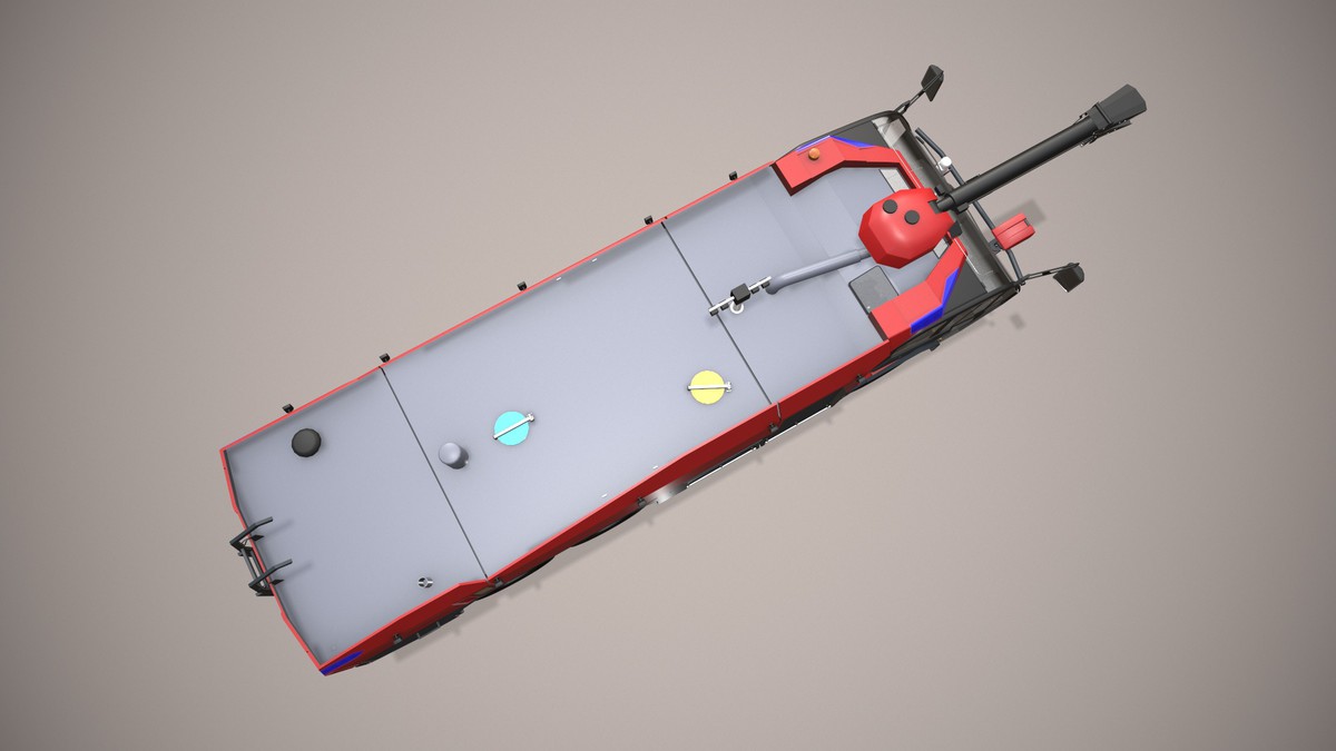 Airport Fire Truck 6x6 Red (387)