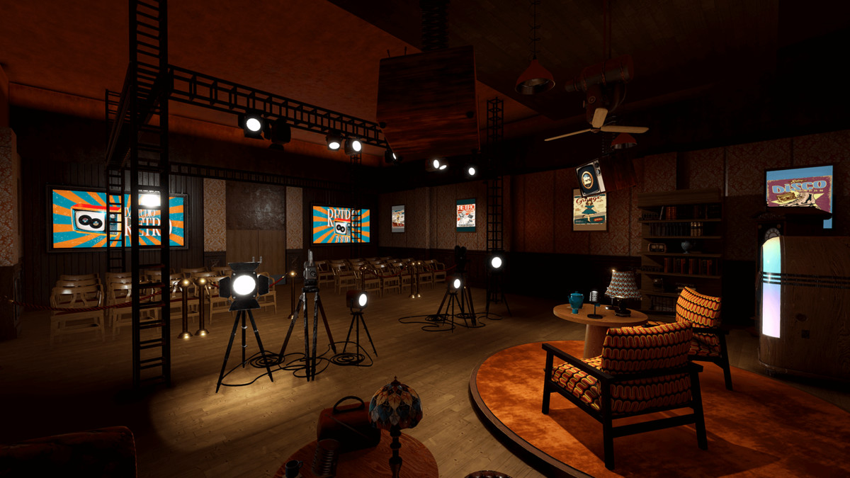Retro TV Studio 2. (URP)