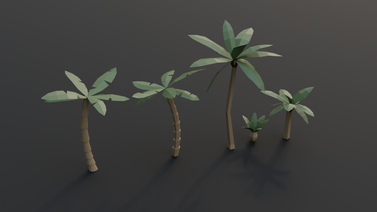 Low Poly Nature Pack -assets model