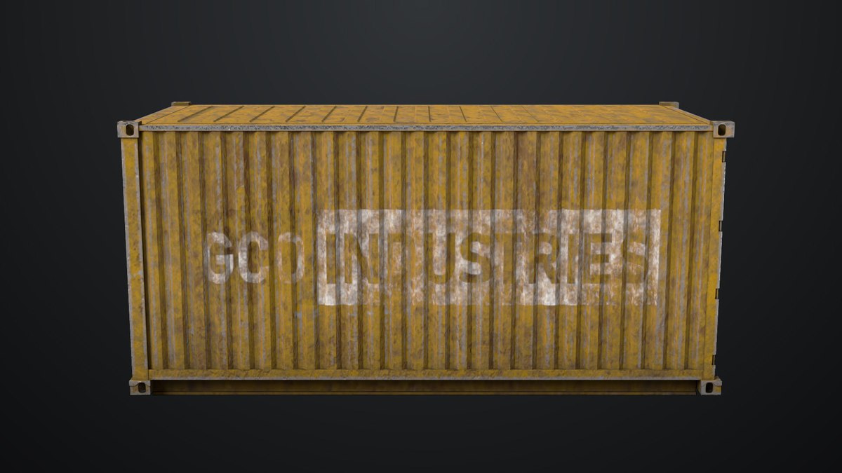 5 Cargo Dusty Container 20ft Single Mat