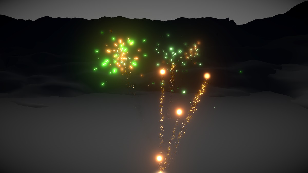 VFX Graph - Fireworks - Vol. 1