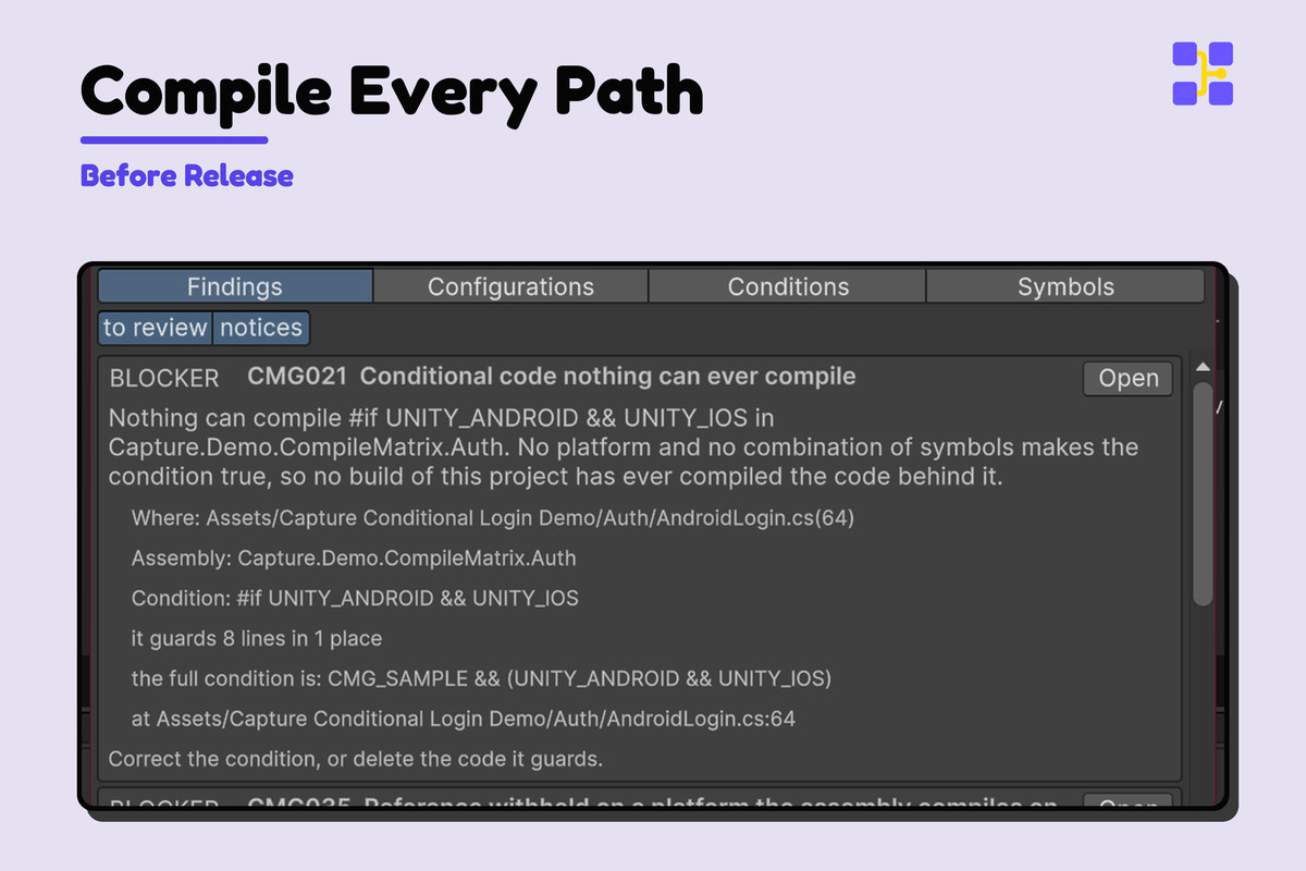 Platform & Define Compile Matrix Guard