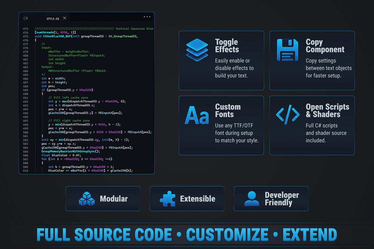 MK Easy Text • Free UI Font Effects Tool