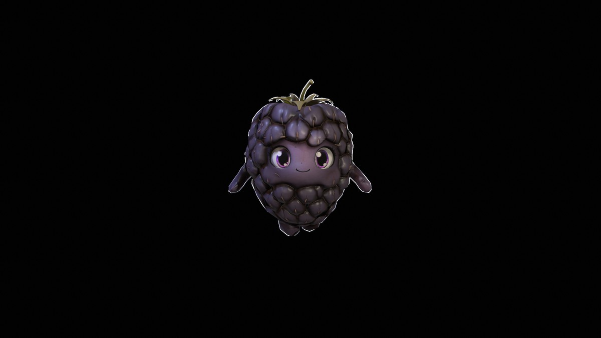 Chibi Fruit Blackberry Two