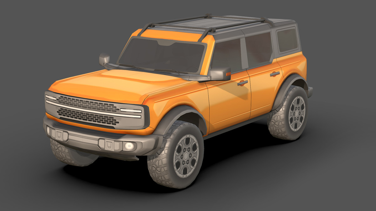 City Low Poly Car 1