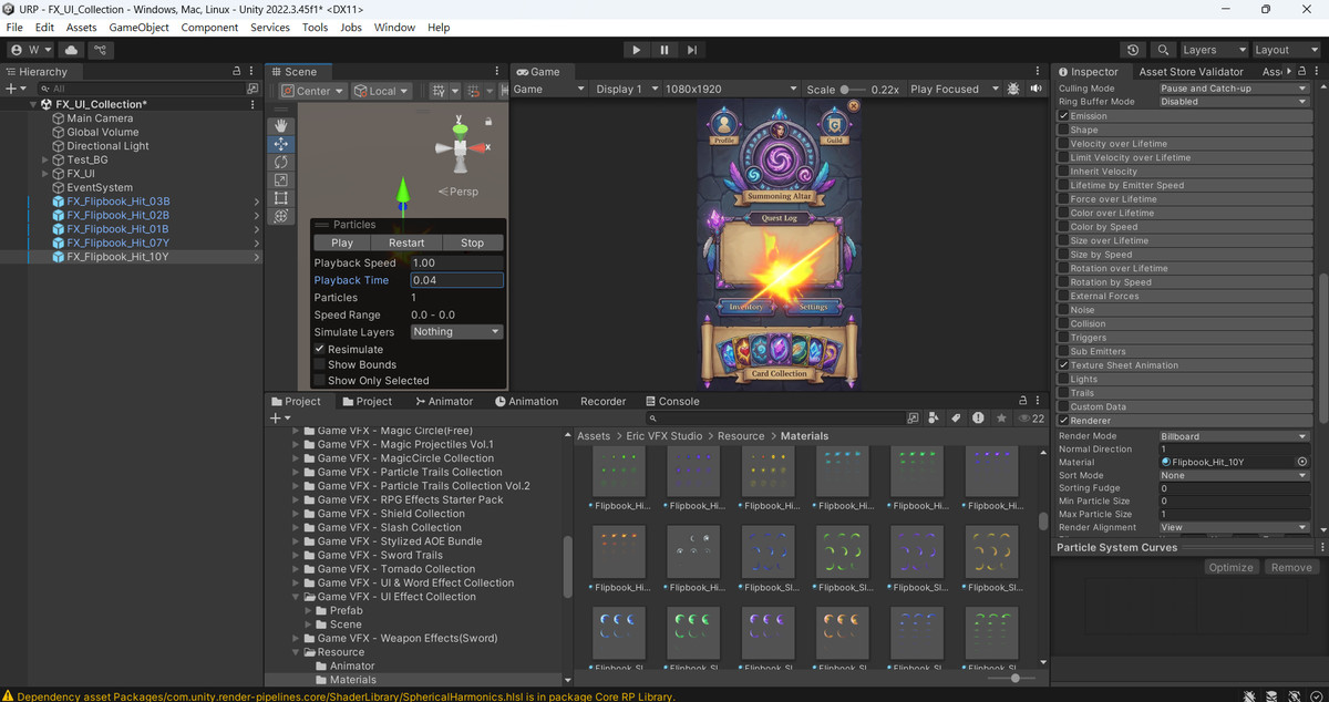 Game VFX - Flipbook Slash and Hit