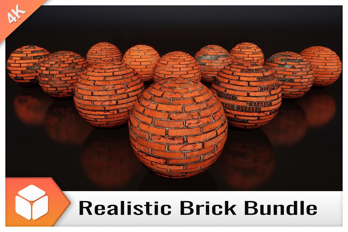 PBR Bricks Bundle - URP Displacement