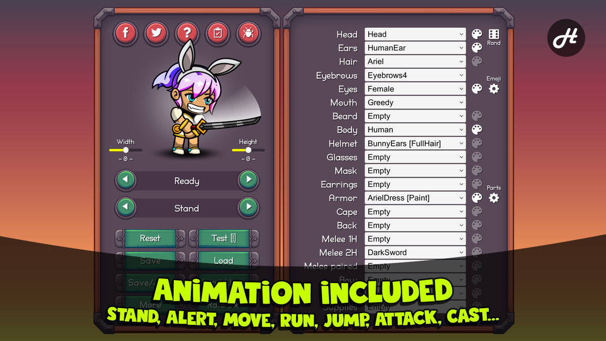 Fantasy Heroes: Character Editor [Basic]
