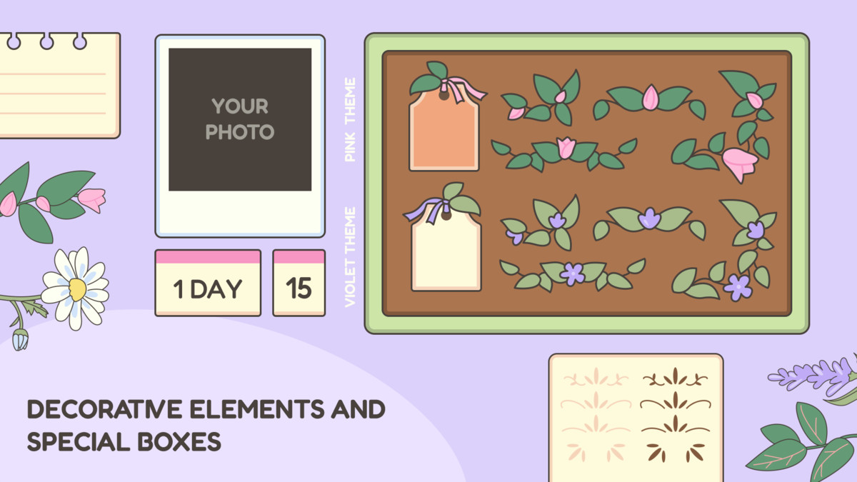 Cute Flower GUI Pack – Garden Style