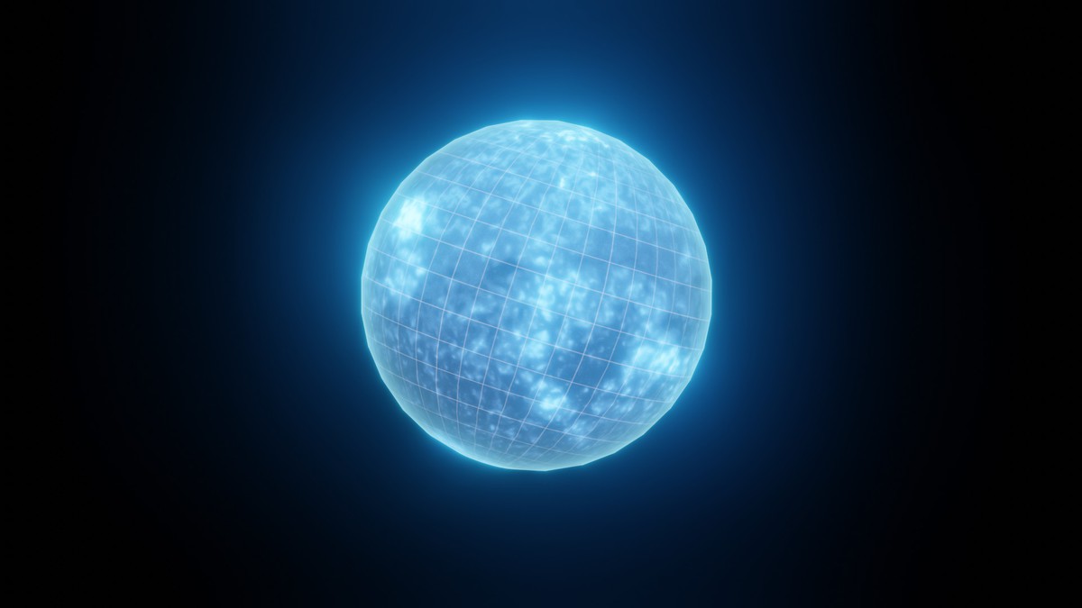 Holographic Solar System Sci-Fi 3D Model